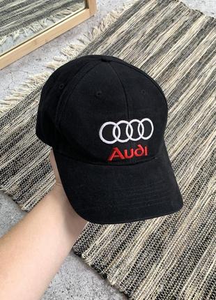 Vintage audi racing cap вінтаж чоловіча кепка бейсболка ауді чорна автомобільна гоночна мерч