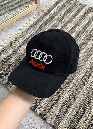 Vintage audi racing cap вінтаж чоловіча кепка бейсболка ауді чорна автомобільна гоночна мерч2 фото