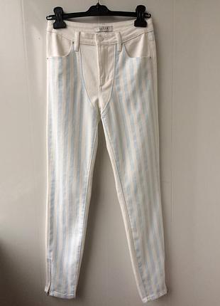 Джинси в смужку,брюки guess