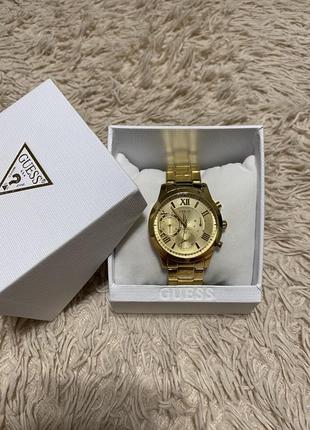 Годинник guess solar w1070l2 gold2 фото