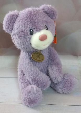 Медведь радуга 24см фиолетовый