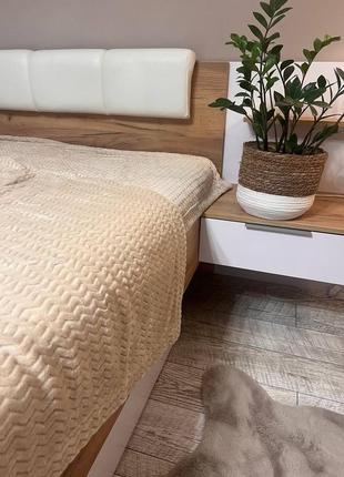 Велюровий двосторонній плед