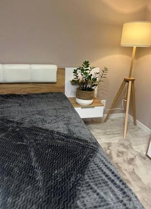 Велюровый двусторонний плед