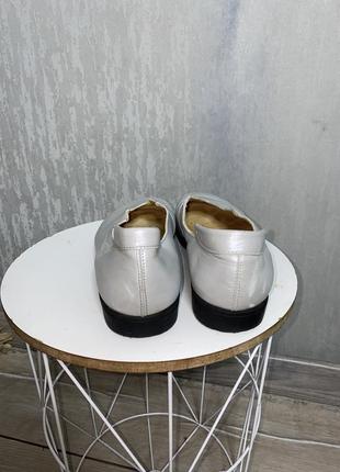 Мегаудобные винтажные кожаные туфли на низком ходу helvesko elegance 40р потолка 26,5см ширина 9,5см4 фото