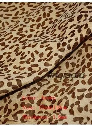 Шарф с леопардовым принтом - размер шарфа 160*55см, шифон2 фото
