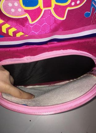 Детский рюкзак сумка портфель школьный для школы в детский сад садик с ярким принтом рисунком аниме мультяшный розовый для девочки девочек6 фото
