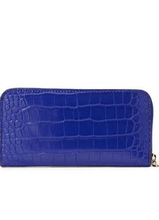 Гаманець victoria's secret однотонний темно-синій кежуал the victoria large wallet with zip2 фото