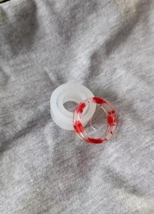 Молд силиконовый "кольцо" - диаметр кольца 20мм, силикон2 фото