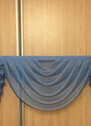 Ламбрекен ,ширина по карнизу 1 .30-1.40 м