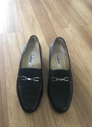 Кожаные туфли-лоферы