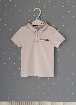 Базова футболка-поло river island (англія) на 9-12 місяців (розмір 80)