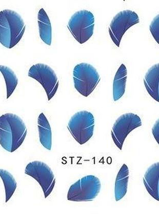Наклейки для нігтів stz-1401 фото