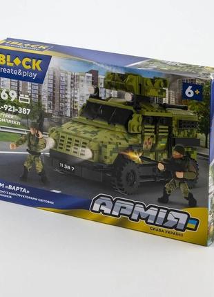 Конструктор армія сбм варта військова техніка 369 дет iblock pl-921-3871 фото