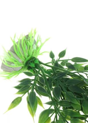 Растения в аквариум искусственные зеленые - длина 35см, пластик4 фото