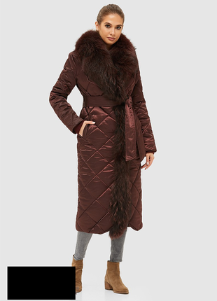 Зимнее женское стеганое пальто размеры: 42,443 фото