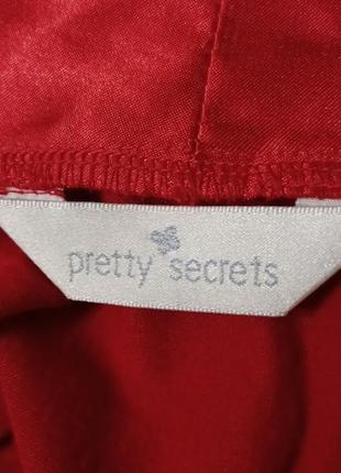 Брендовый вискозный длинный халат на запах р.16/18 от pretty secrets6 фото