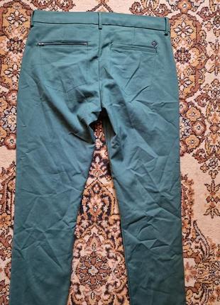 Брендові фірмові демісезонні зимові бавовняні стрейчеві брюки casual friday,оригінал, нові з бірками, розмір 32/32.2 фото