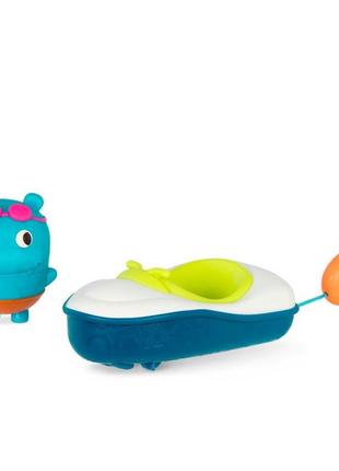 Іграшка для ванни - бегемотик плюх