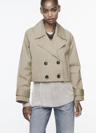 Піджак косуха тренч zara