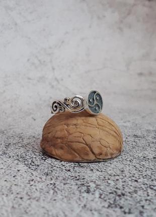 Женское серебряное кольцо, бдсм символика, ручная работа1 фото