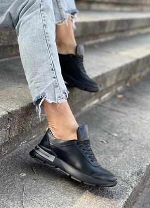 Женские кроссовки натуральная кожа7 фото