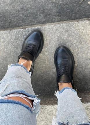 Женские кроссовки натуральная кожа6 фото