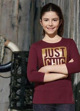 Стильный реглан с золотым принтом 122-128 pepperts, германия