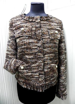 Новый стильный брендовый пиджак жакет 34 р с-м