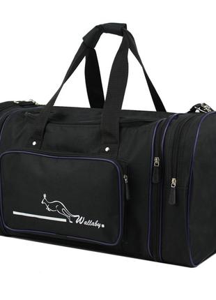 Сумка спортивна wallaby 365 чорна з синім