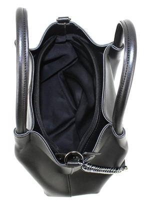 Вместительная женская сумка из экокожи voila 5465315 черная4 фото