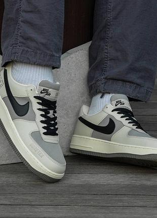 Nike air force gore-tex beige\grey кроссовки