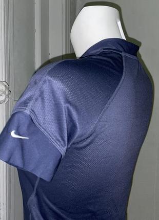 Спортивна zip футболка nike dri fit зі свушем (в стилі acg,  adidas, puma )3 фото