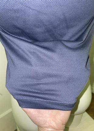 Спортивная zip футболка nike dri fit со сушем (в стиле acg, adidas, puma )7 фото