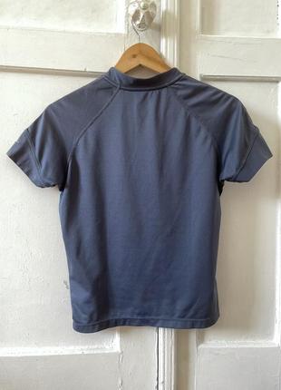 Спортивна zip футболка nike dri fit зі свушем (в стилі acg,  adidas, puma )2 фото