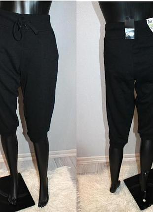 Черные трикотажные спортивные бриджи шорты crivit р. м -хл германия