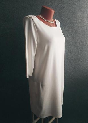 Белре платье из плотного трикотажа 46-48 размера2 фото