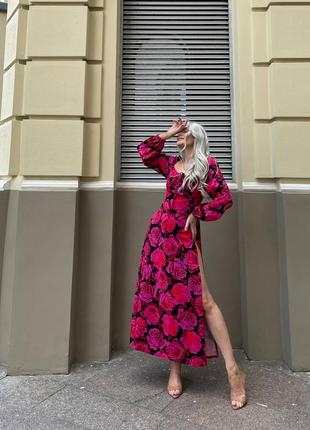 Сукня довга з розрізом платье длинное платье