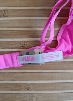 Бюст двойной пуш ап плюс victorias secret pink wear everywhere super push-up оригинал6 фото