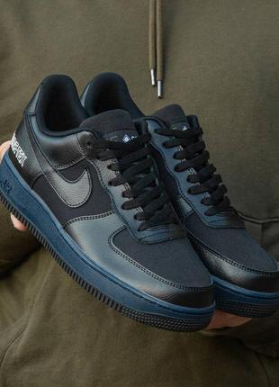 🖤🍁nike gore-tex low black🍁🖤 кросівки чоловічі чорні найк гор текс, кросівки чоловічі весна-осінь, кроссовки мужские чёрные найк форс