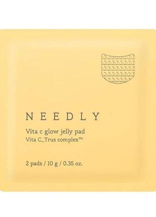 Зволожувальні тонер-педи для сяйва шкіри needly vita c glow jelly pad