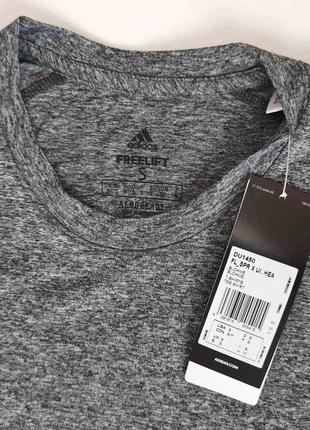 Оригінальна спортивна футболка adidas freelift sport ultimate heather3 фото