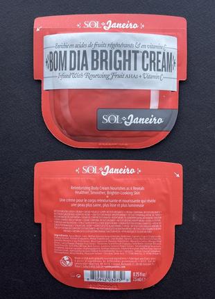 Осветляющий питательный крем для гладкой кожи тела sol de janeiro bom dia bright cream5 фото