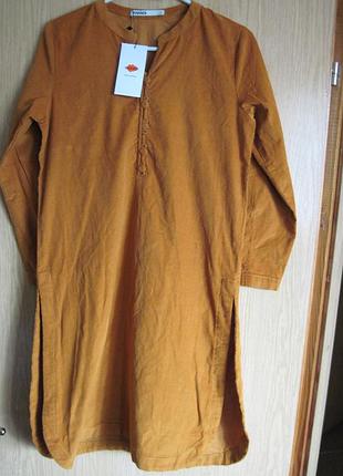 Нове домашнє вельветове плаття "khaadi" р. 42 котон 100%
