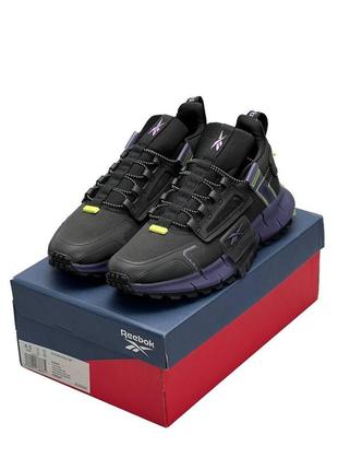 Чоловічі кросівки reebok zig kinetica edge black purple7 фото