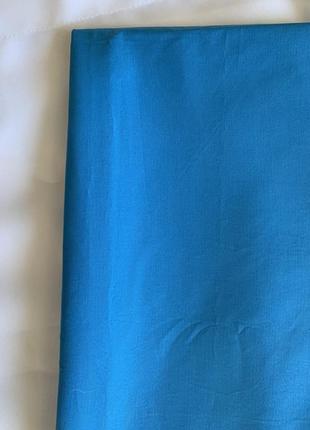 Відріз тканини блакитний бавовна 150х220 см
