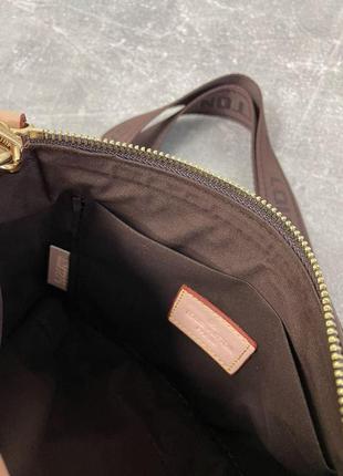 Сумка женская louis vuitton pochete multi brown 3 в 1 lv луи витон через плече, клатч5 фото