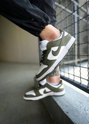 Nike sb dunk low medium olive ❤️36рр-45рр❤️ кроссовки мужские найк бронга, кроссовки женские найк, женккие кроссовки найк, мужское кроссовки найк