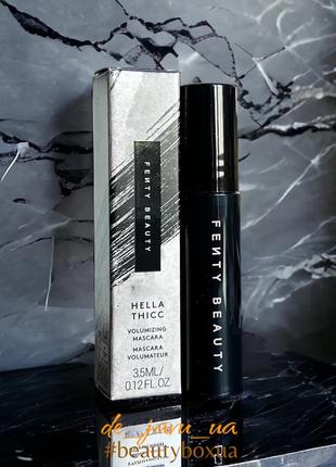 Стійка туш для об'єму вій fenty beauty hella thicc volumizing mascara6 фото