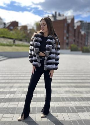 Шуба з шиншили преміум