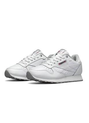 Женские кроссовки reebok classic white